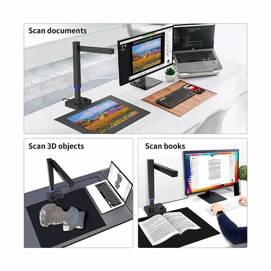 CZUR Shine Ultra 1300A3 Pro Document and Book Scanner specifications