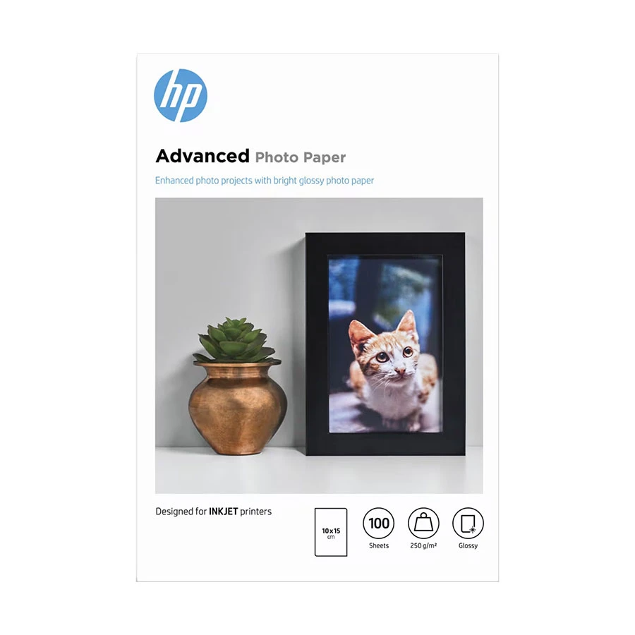 HP Advanced Glossy Photo Paper Printer Paper