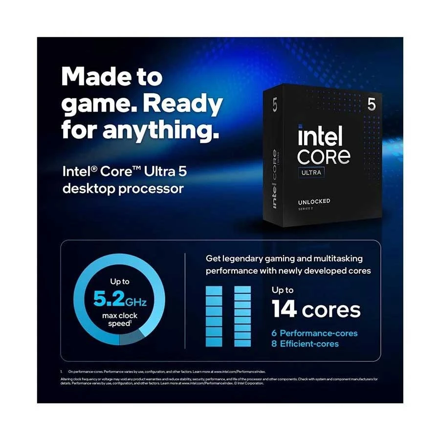 Intel Core Ultra 5 245K Processor in TK