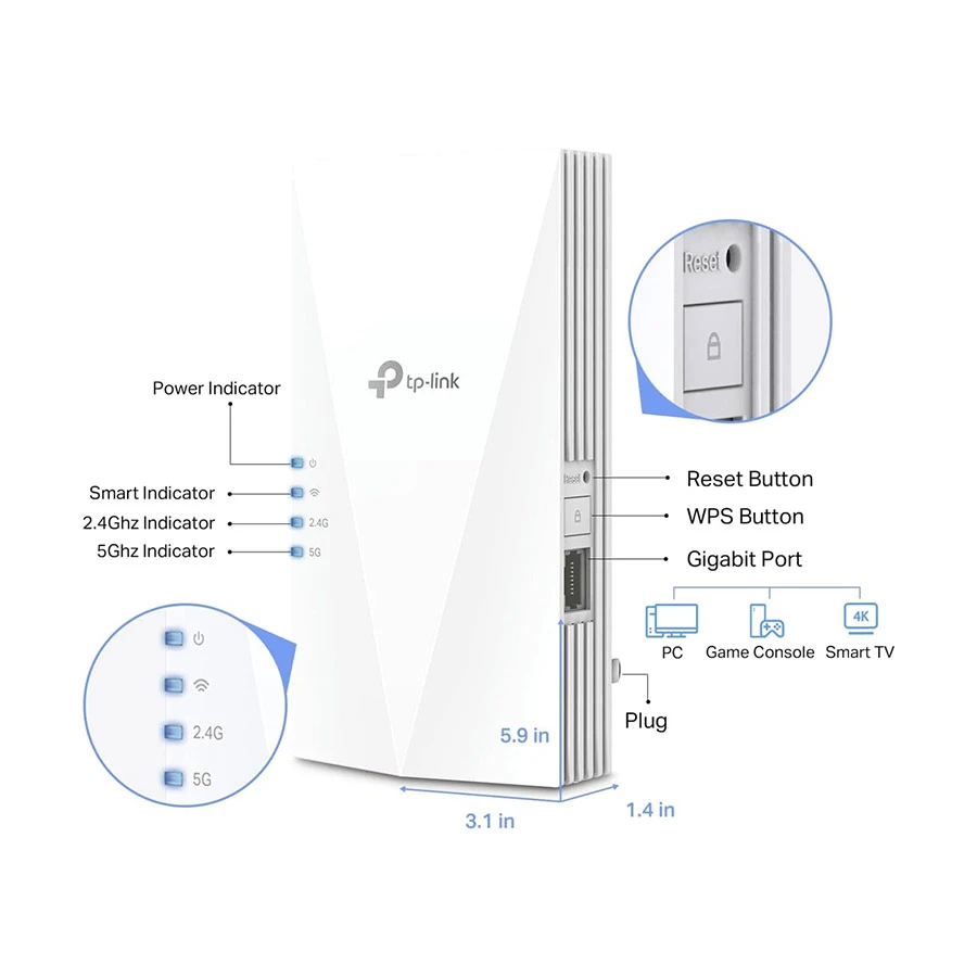 TP-Link  Range Extender in TK