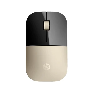 HP Z3700 Black & Gold Wireless Mouse #X7Q43AA