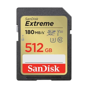 SanDisk Extreme 512GB SDHC UHS-I U3 V30 Memory Card #SDSDXVV-512G-GNCIN